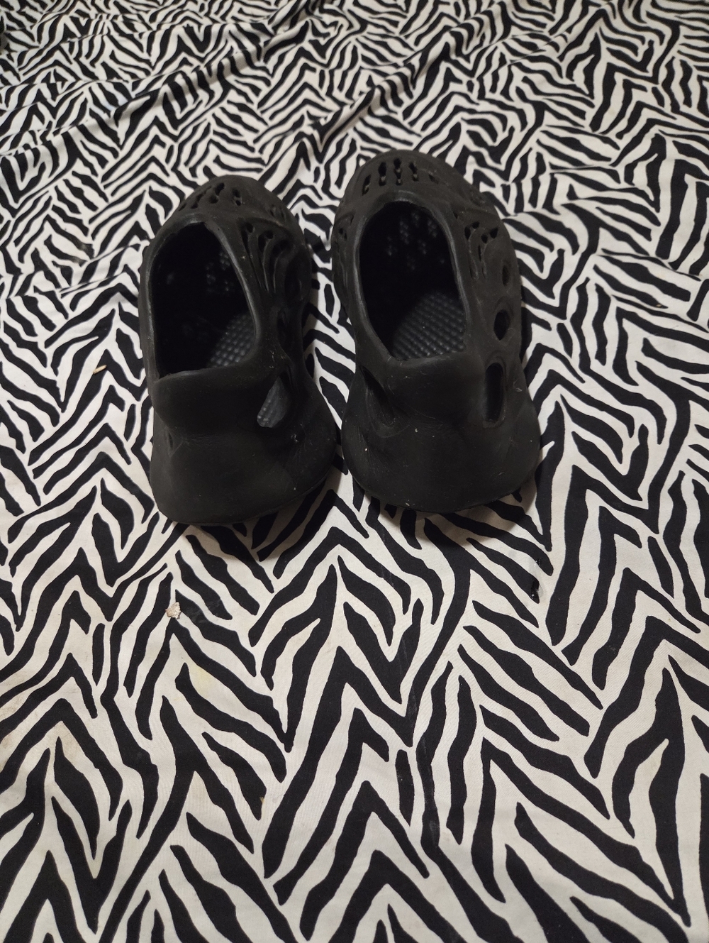 Kids Black Slip-On Foam Clog Shoes